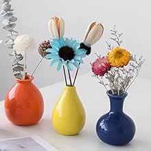 Jarrones de cerámica para decoración del hogar para florero decorativo de flores