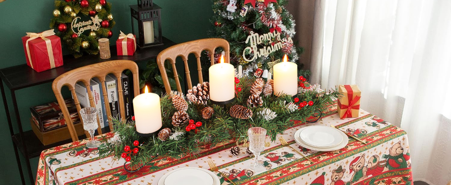 christmas dining table decor