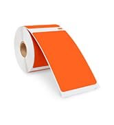 enKo 6-Rolls (1800 Labels) Orange Compatible for Dymo 30256