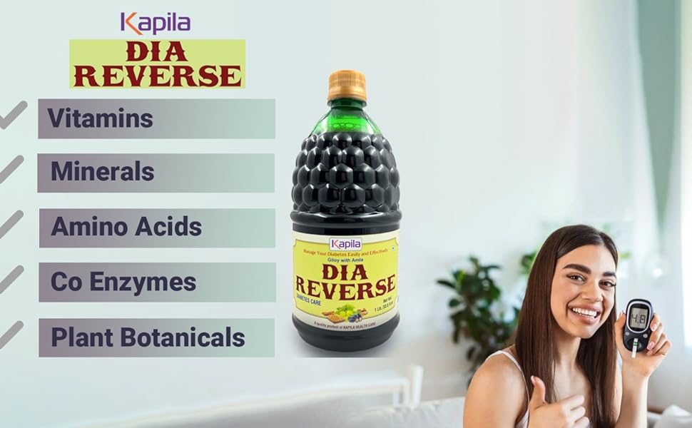 Kapila Karela Jamun Juice 2 Liters (1L+1L) for Sugar Control Karela, Jamun, Amla, Giloy & 5