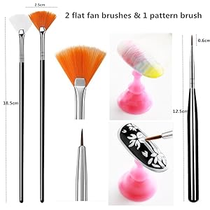 nail art brushes
