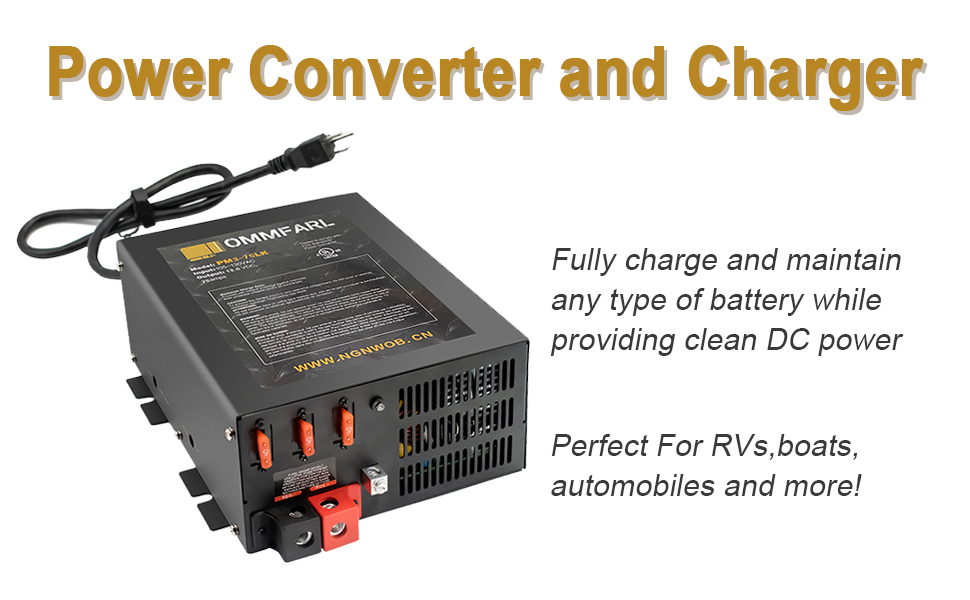 RV Converter 75 Amp Multiple Capacities RV Power