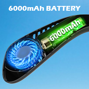 6000mAh battery
