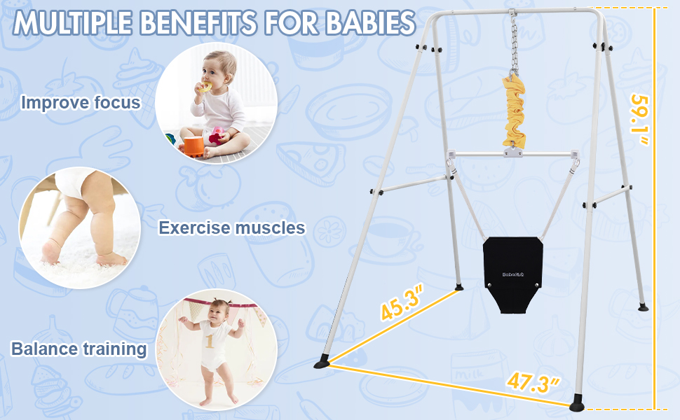 Abdtech Johnny Baby Jumper with Stand for Babies 624