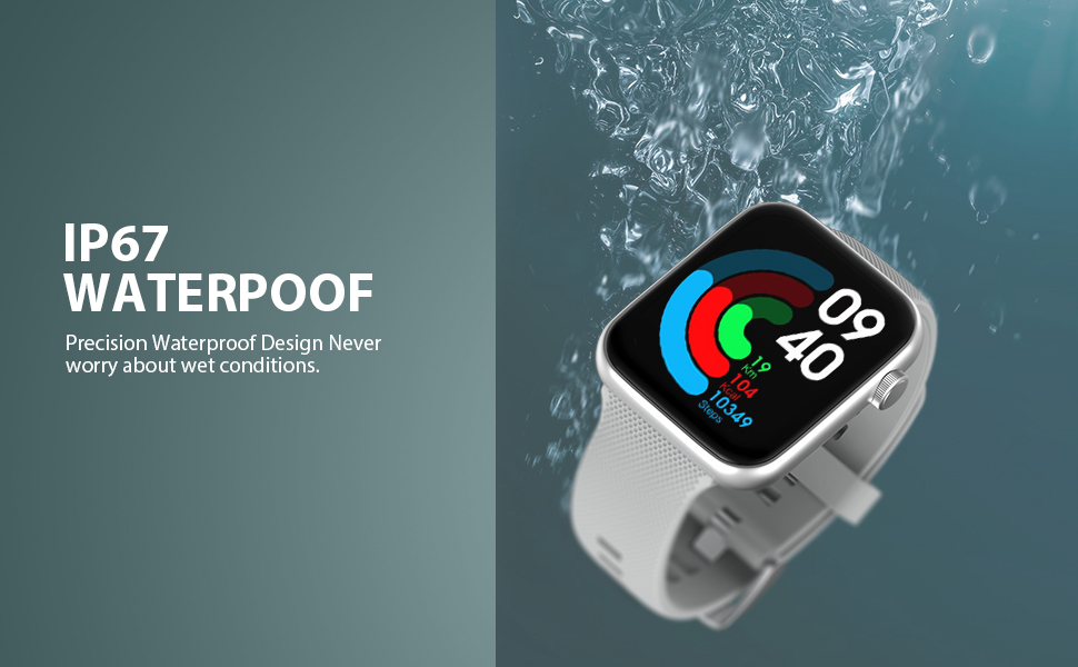 Smart Watch for Men Women Android iPhone Fitness Activity Trackers Smartwatches Bluetooth Call