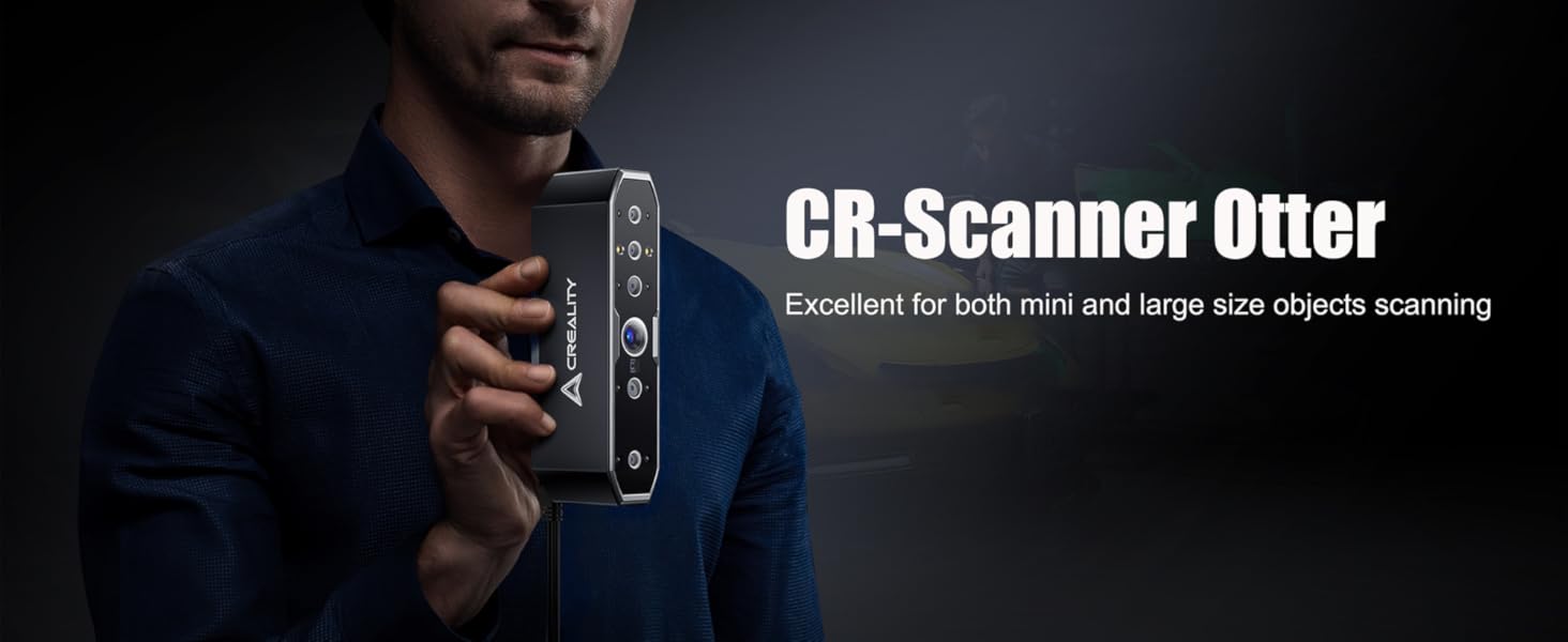 Creality 3D Scanner CR-Scanner Otter,3D Scanner for 3D Printing,3D Printer Scanner 20fps 