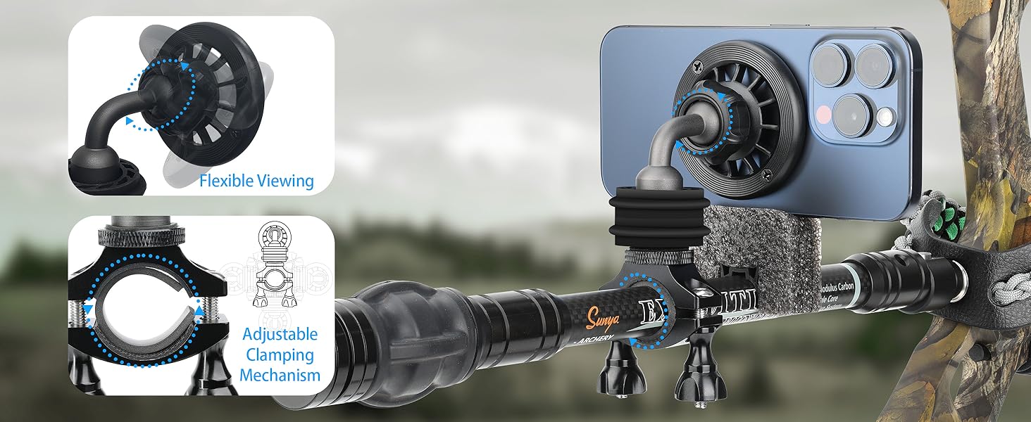 bow stabilizer phone holder