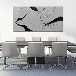 black line wall art