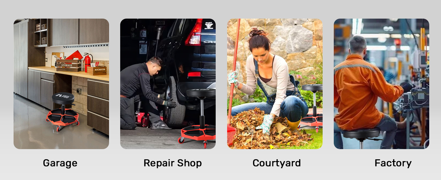 Rolling Mechanic Stool