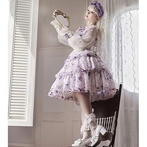 Amazon.co.jp: [SSUPTEMBER2] ロリータ ティアードワンピース