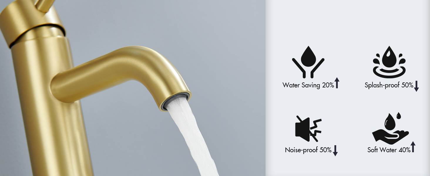 gold bathroom sink faucet