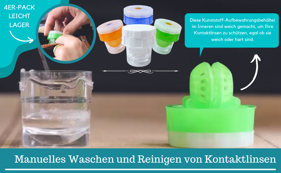 reinigung behälter kontaklinsendosen