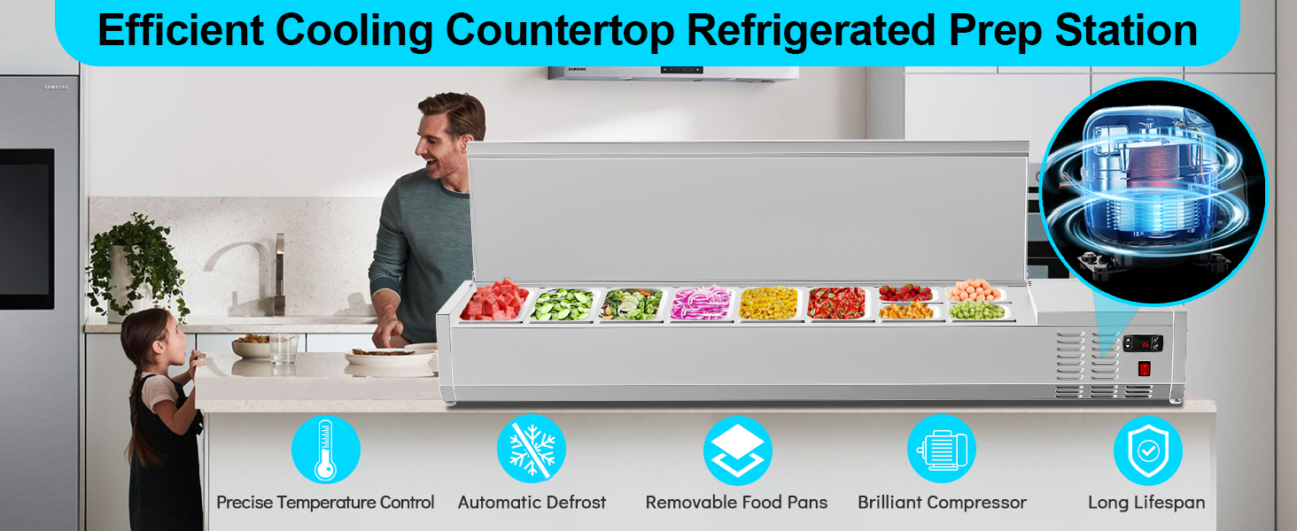 Countertop Refrigerated Condiment Station