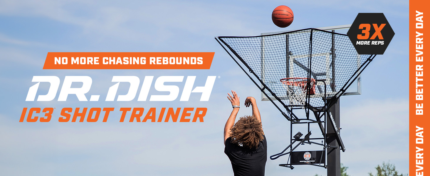 Dr. Dish iC3 Basketball Rebounder Net Return System
