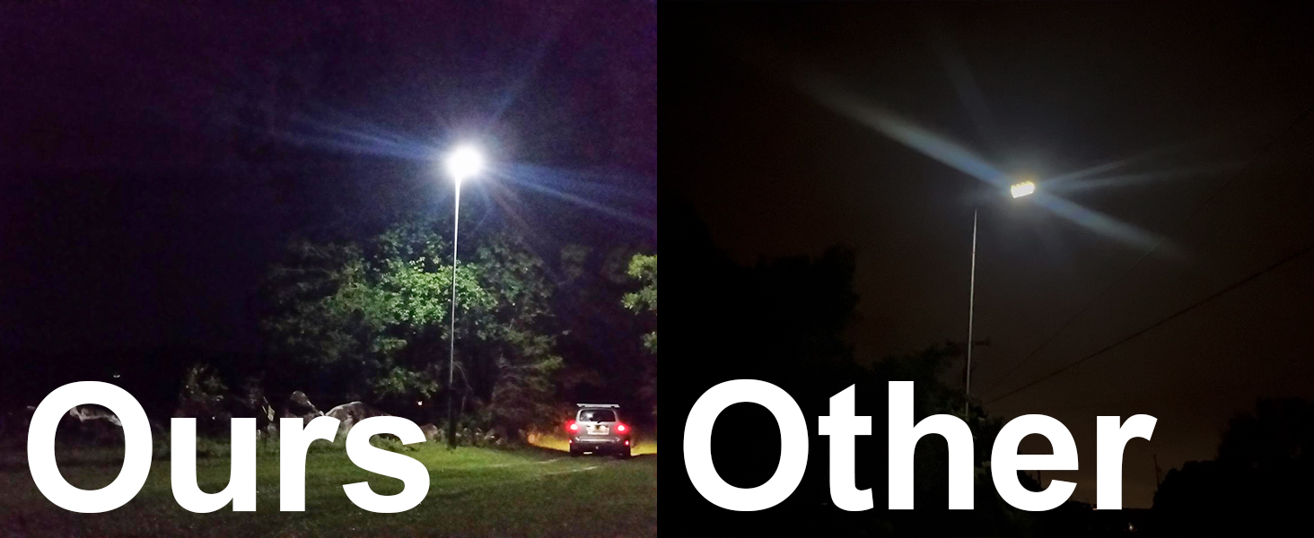 led street lights outdoor solar