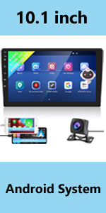 10.1 INCH DOUBLE DIN CARPLAY RADIO