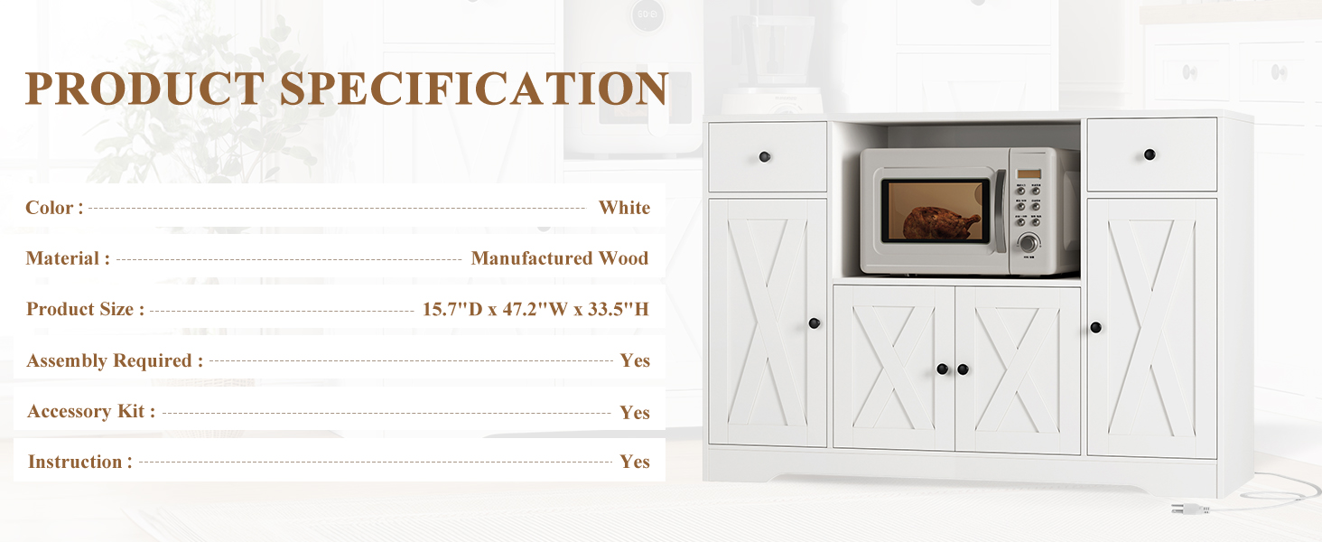 microwave cabinet