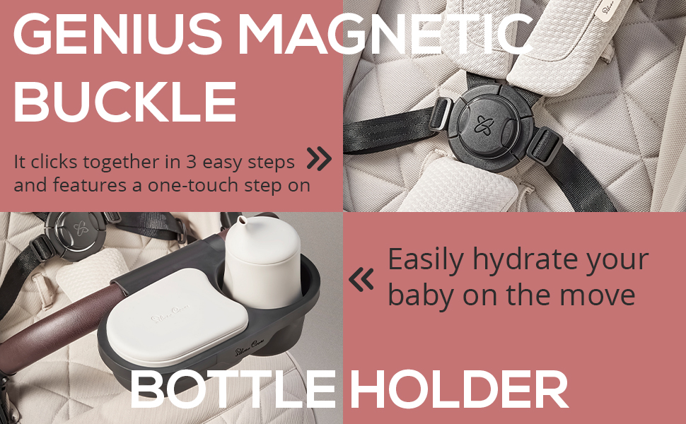 Silver Cross Clic 2024 Airline Cabin Size Travel Stroller/Pram|Foldable ,SPN-MX9E8