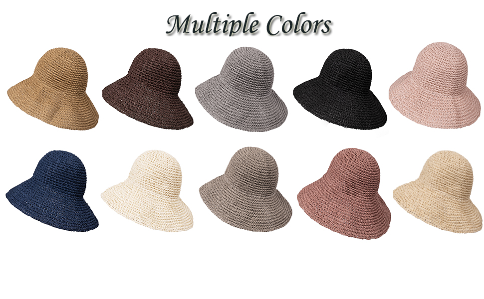 Women Straw Hat Foldable