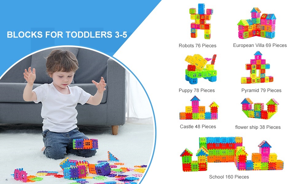 Buy MANTRA ENTERPRISES 72 PCs Mega Jumbo Happy Home House Building