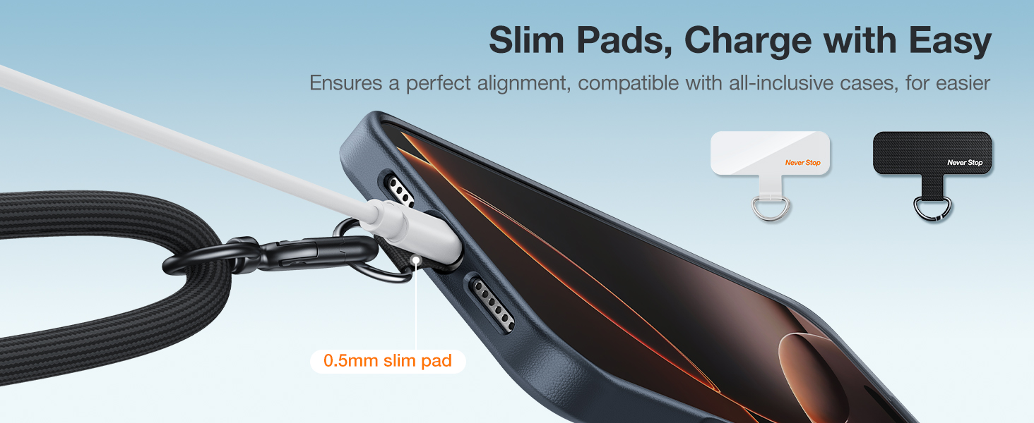 anti theft phone lanyard tabs