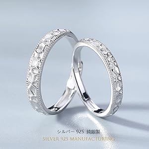 Amazon | [TIFLA] ペアリング カップル リング 合心石 シルバー