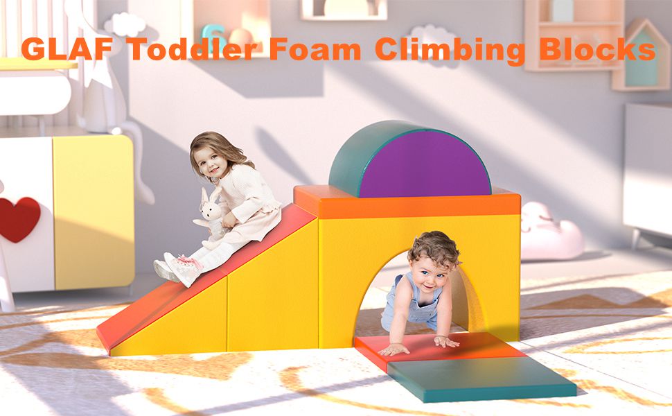 GLAF Foam Climbing Blocks for Toddlers Climbing Toys Indoor