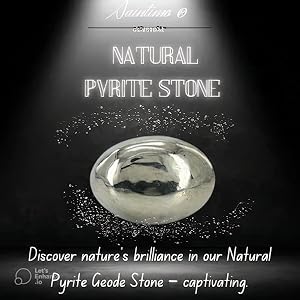 NATURAL pyrite geode stone