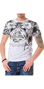 Cipo & Baxx Herren Prägedruck Print T-Shirt Kurzarm Trendig Design für Jünglinge CT737 700f2ca5 2c4e 4db8 8d8d B8b1b0141cda. CR0,0,450,900 PT0 SX150 V1