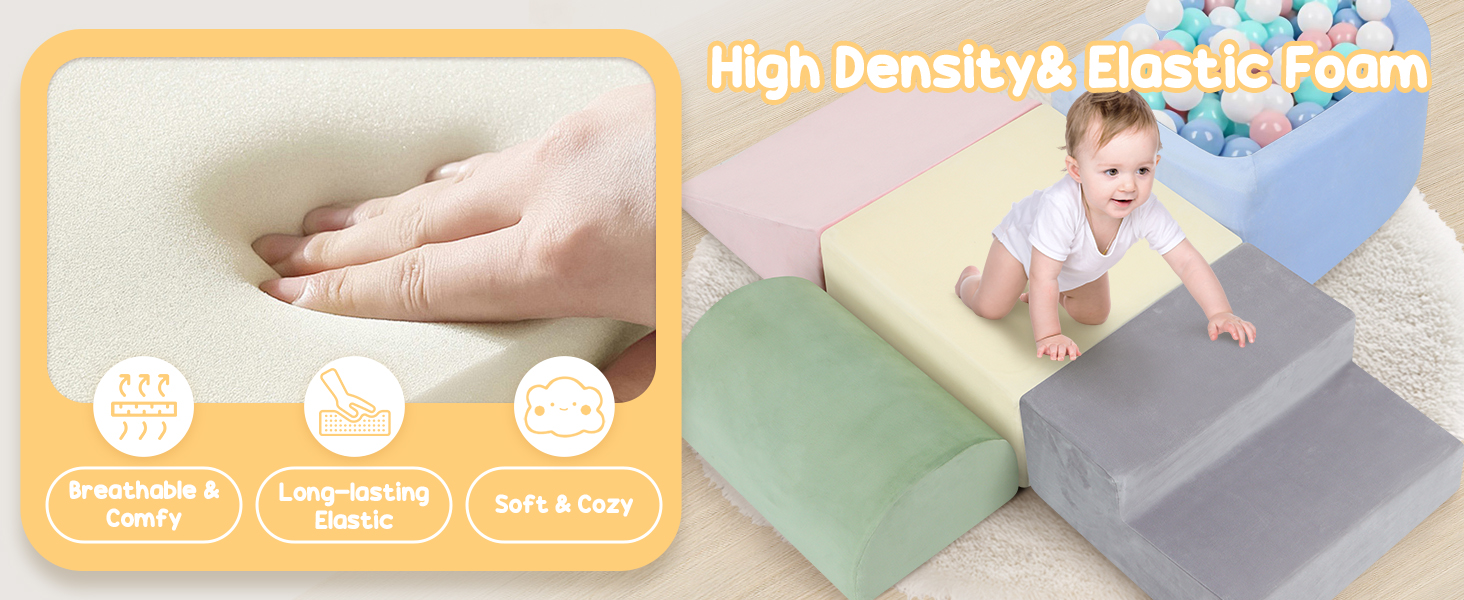 baby climbing blocks