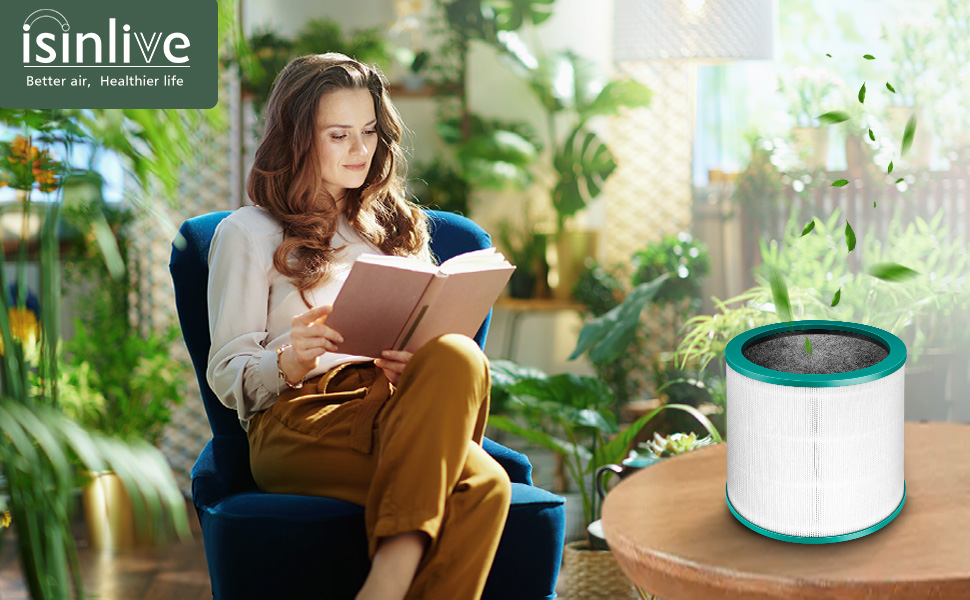 TP01 TP02 Filter Replacement Compatible with Dyson Pure Cool Link TP01 TP02 TP03