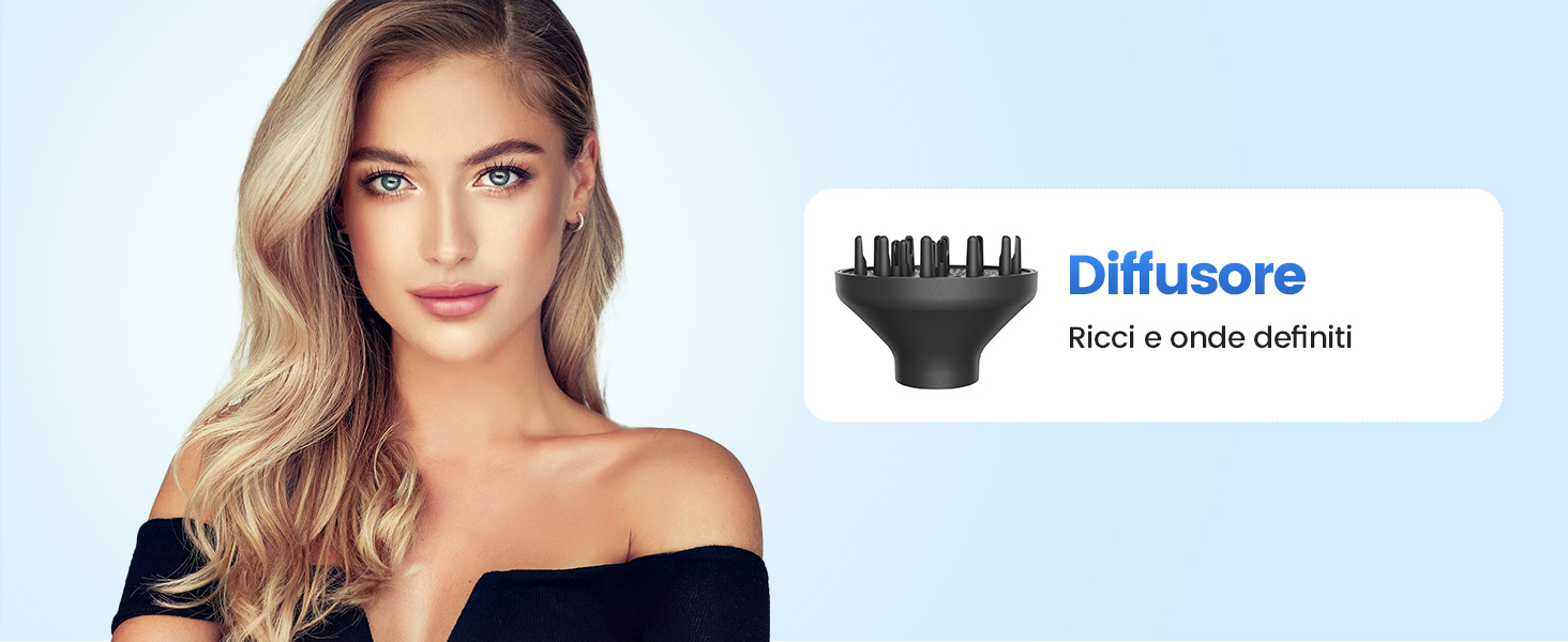phon con diffusore per ricci