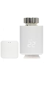 Tête Vanne Thermostatique Radiateur Connectée WiFi Zigbee Bluetooth Gateway Hub Starter Pack