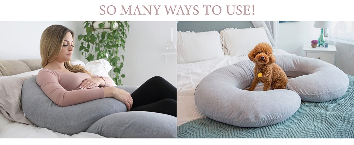 PharMeDoc Pregnancy Pillow, Body Pillow, CShape Oreiller de Corps