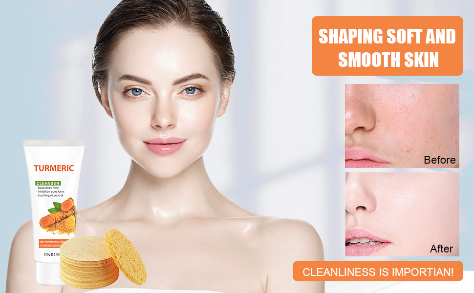 turmeric face wash for women