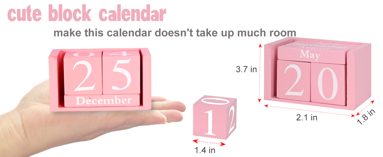 Perpetual Block Calendar