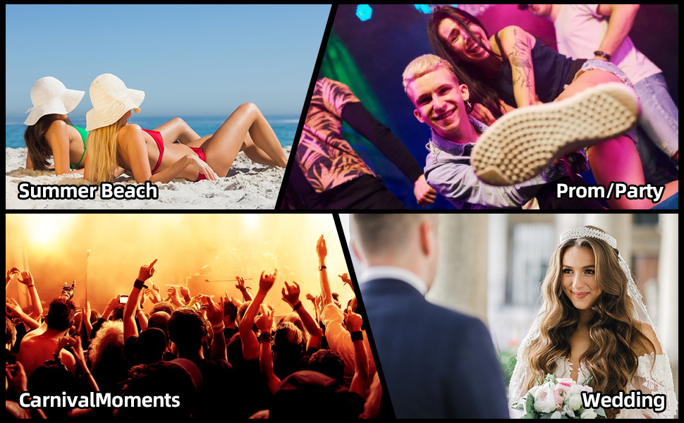 Body Shimmer Oil, Body Shimmering Glitter Oil, Long Lasting