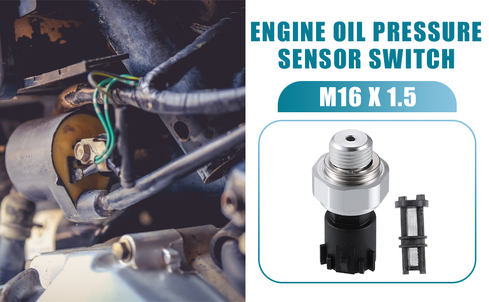 A ABSOPRO Engine Oil Pressure Sensor Switch with Screen