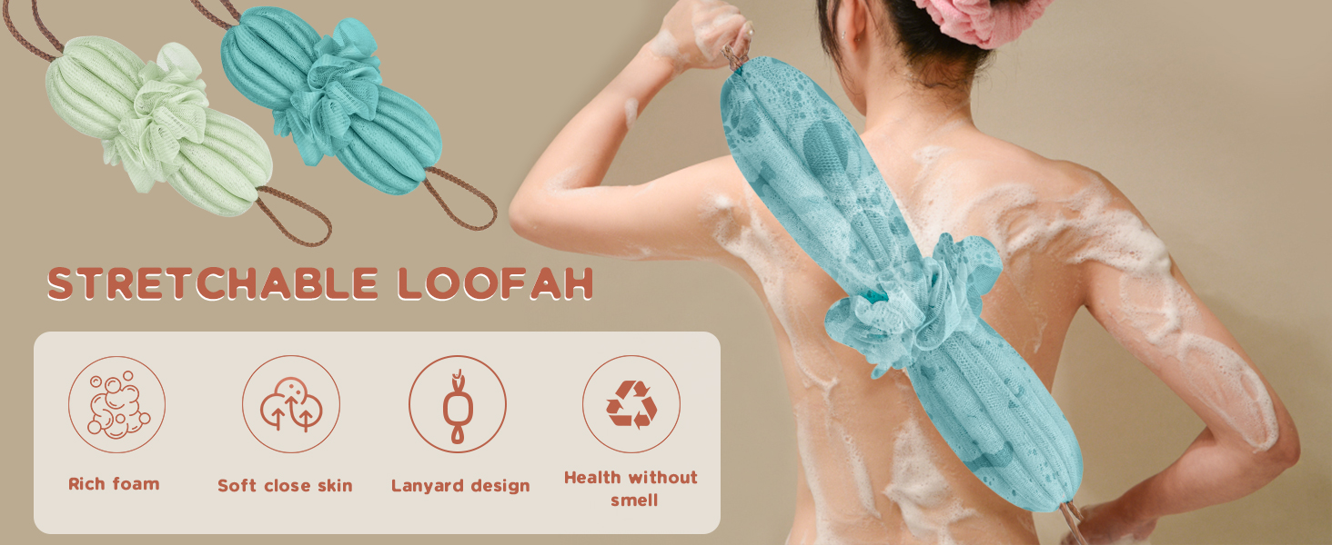 Bath Shower Loofah Sponge