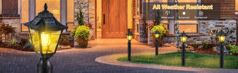 solar lights outdoor waterproof