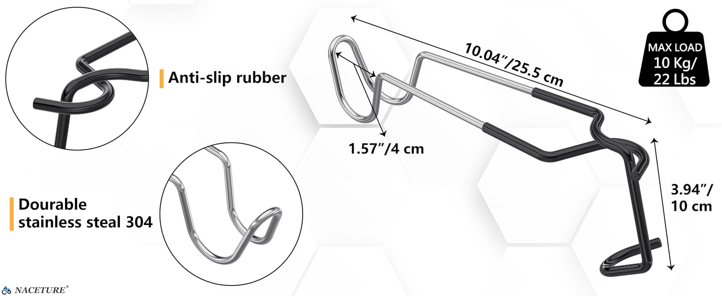 NACETURE Lantern Stand Hook Camping Light Pole Heavy