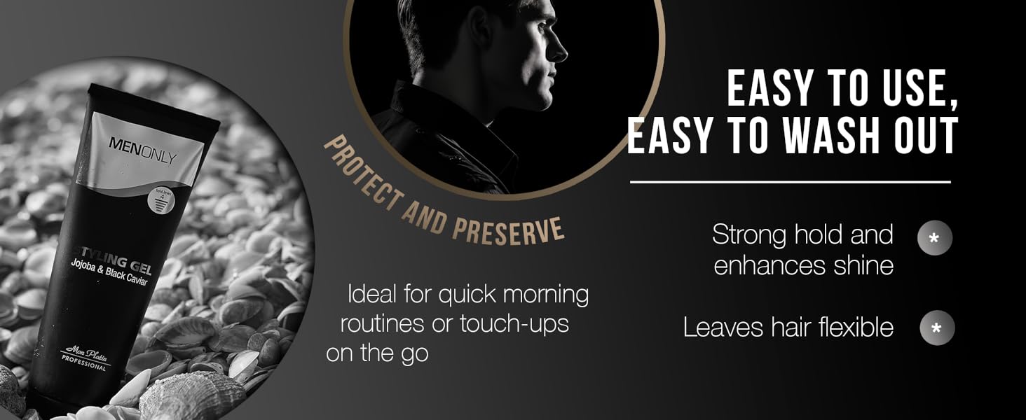 Easy to apply and rinse out, leaving no sticky residue or build-up on the scalp.