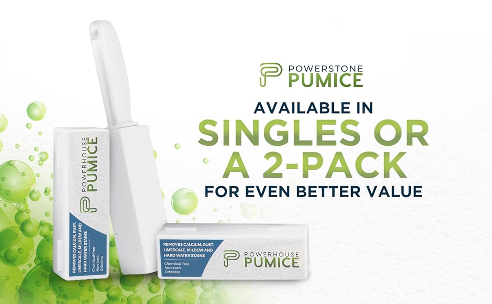 POWERSTONE PUMICE AVAILABLE IN SINGLE OR A 2-PACK