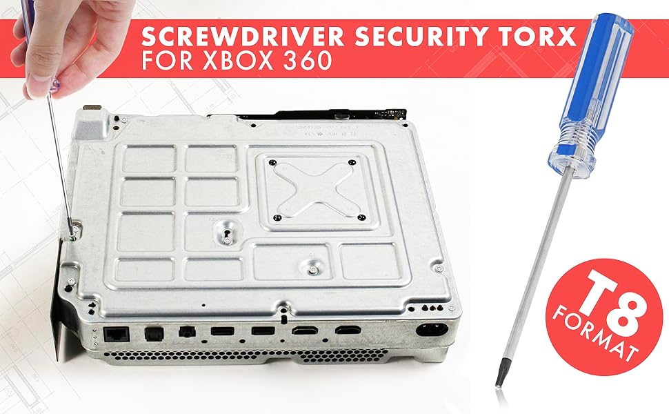 Torx T8 Screwdriver Head Ring T8 Proof Screw