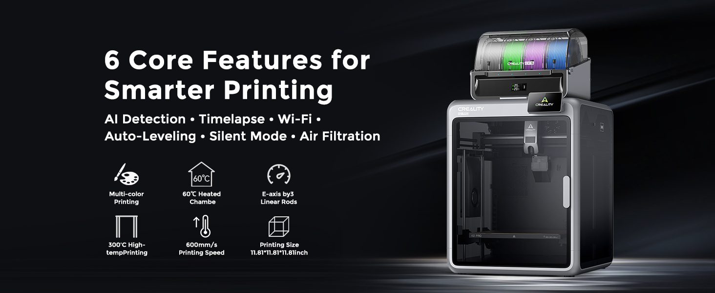 K2 Pro Combo 3D Printer