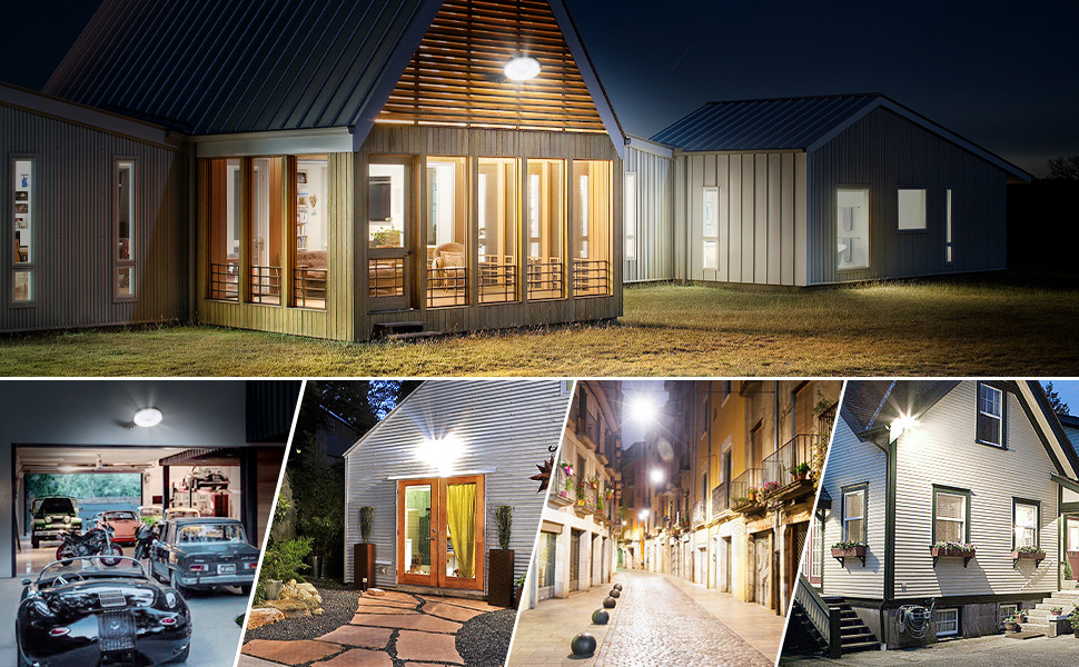 CosHall LED Barn Light 300W,30000LM Dusk to Dawn Outdoor Lighting,6500K