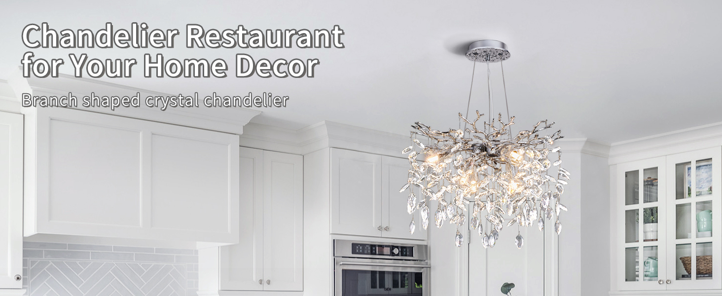 Modern Tree Branch Chandelier