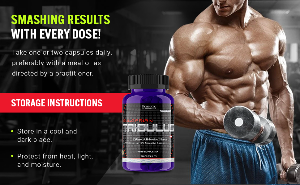 Amazon.com: Ultimate Nutrition Bulgarian Tribulus Terrestris for Men ...