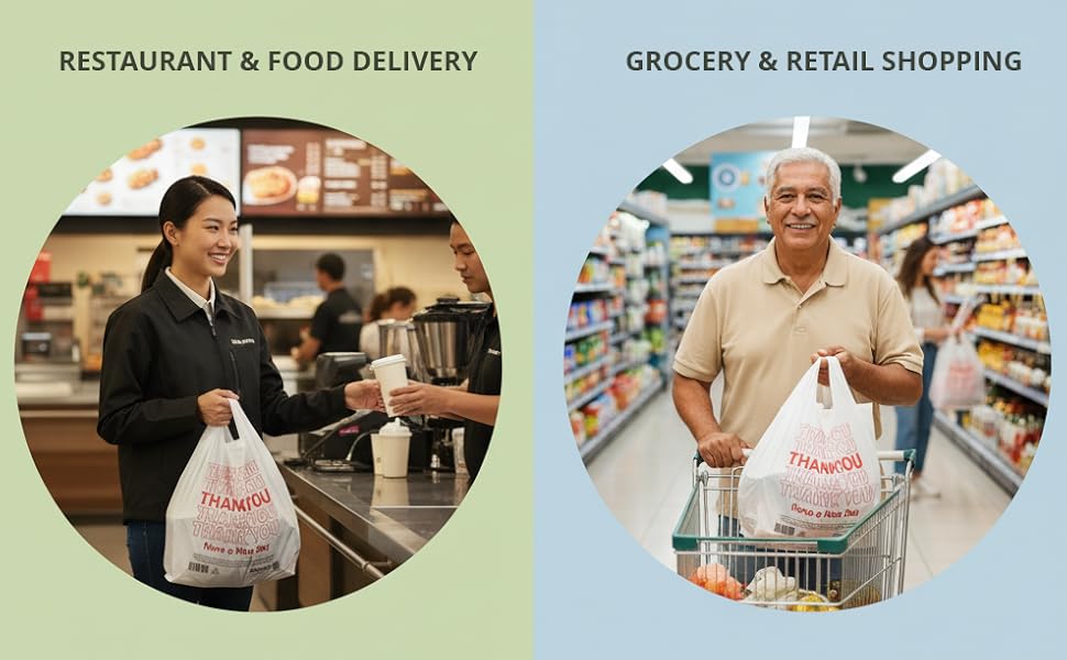 Small Trash Bags – 16x14 Inches, 1 Mil Thick