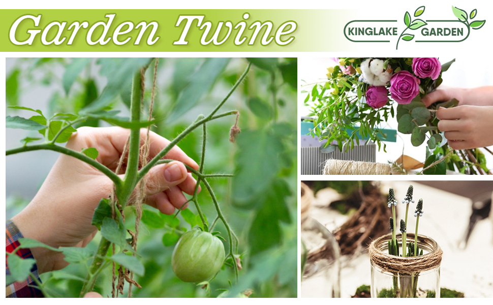 Jute Twine String Heavy Duty,2ply 656 Feet 1.5MM Thick Natural Jute